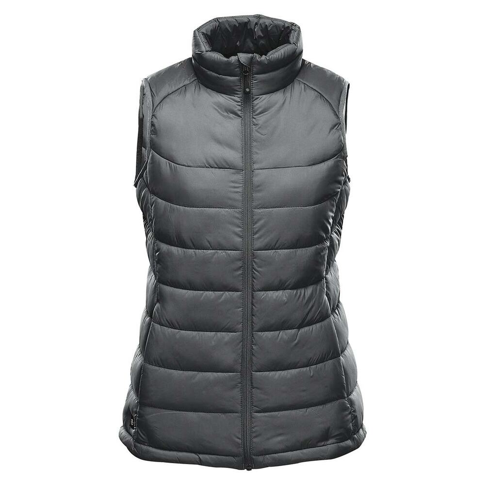 STORMTECH Stavanger Quilted Thermal Puffer Vest AFV-1W size S in graphite, NWT